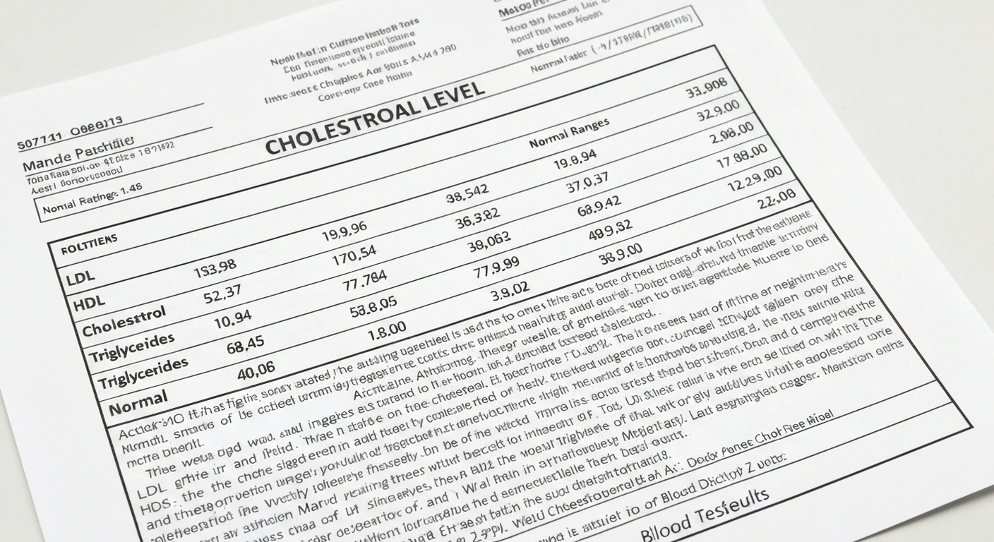 Cholesterol eleve : comprendre ses resultats d'analyse